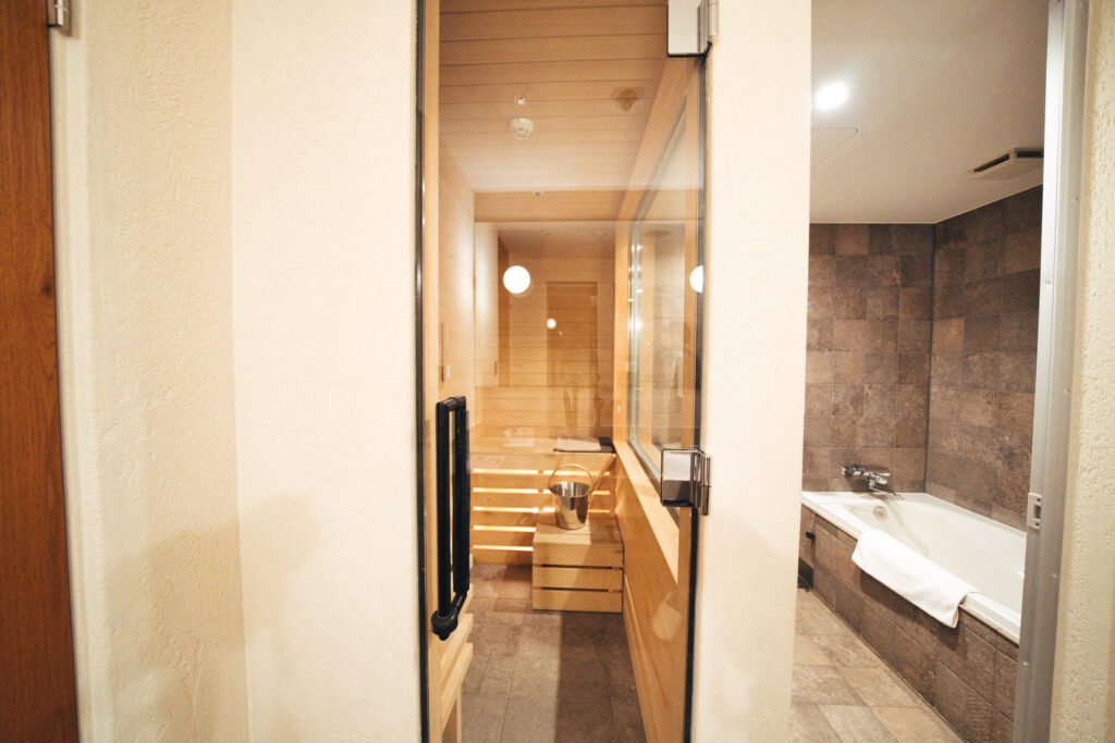 HOTEL LEPO CHAHARU プライベートサウナ